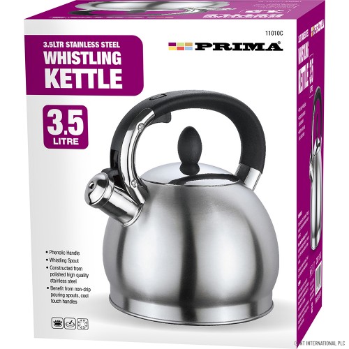 3.5Lt. Whistling Kettle S/Steel Brushed