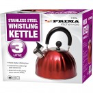 3L S/S Whistling Kettle in Red Colour