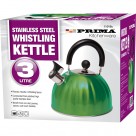 3L S/S Whistling Kettle in Green Colour