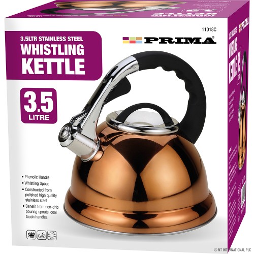 S/S Whistling Kettle Gold Colour Coating