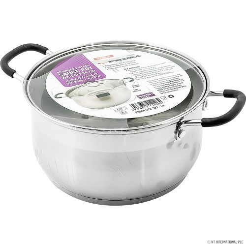 24cm Saucepot with Lid - Induction Bottom