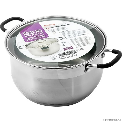 32cm Saucepot with Lid - Induction Bottom