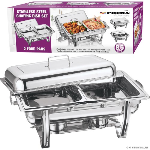 8.5L S/S Chafing Dish ( Double )