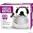 2.5L S/S Whistling Kettle Mirror Finish - Chr