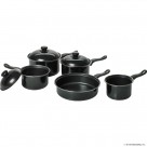 8pc Non- Stick Carbon Steel Cookware Set Sauc