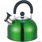 2.5L S/S Whistling Kettle in Metallic Green
