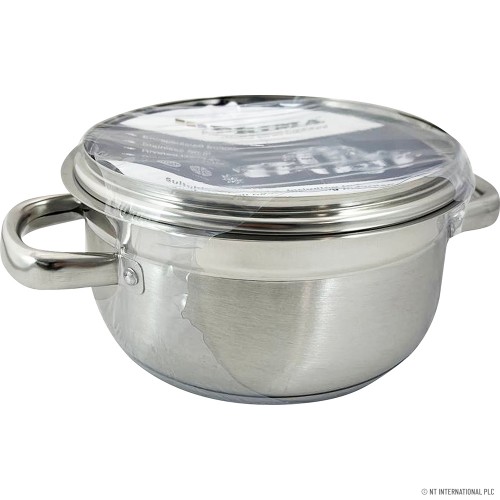 22cm Casserole with Glass Lid (Induction)