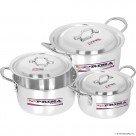 6pc CASSEROLE SET WITH LIDS (28-33cm)