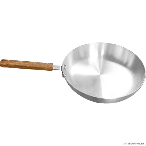 26cm FRY PAN WOODEN HANDLE (Single)