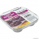 Foil 4 Bun Dishes 4PK