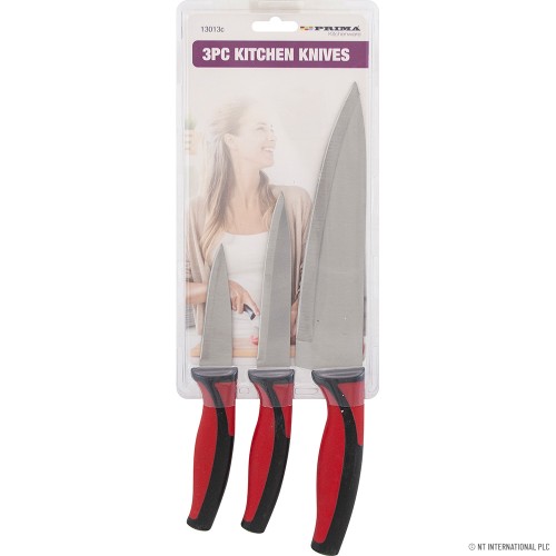 3pc Kitchen Knife with Non Slip Handle