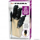 13pc Knife Set with Wooden Block