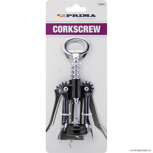 Corkscrew - Bottle Opener - On Card