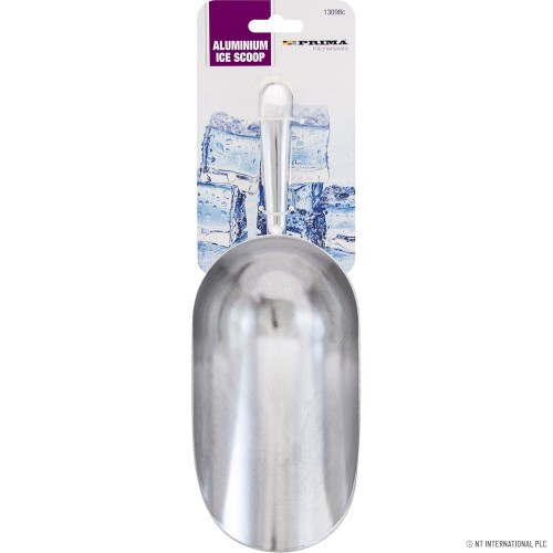 Aluminium Ice Scoop on Card