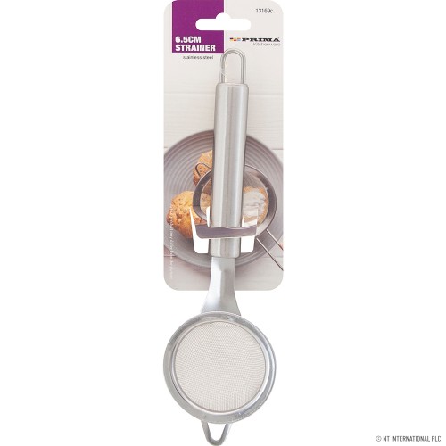 S/S Strainer 6.5cm On Card