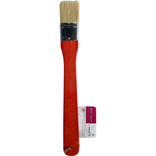 S/S BBQ Brush - Wooden handle