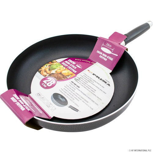 28cm Non Stick Fry Pan - Stone Vein