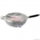 26cm N/S Wok - Glass Lid - Long Handle