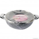 28cm N/S Wok - Glass Lid - Double Handle