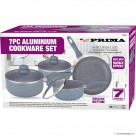 7pc N/S Cookware Set Marble Coating - Grey
