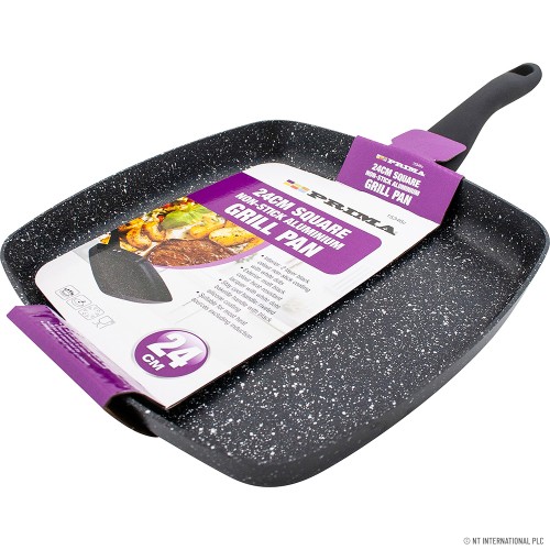 24cm Grill Pan Black Dots Induction Bottom