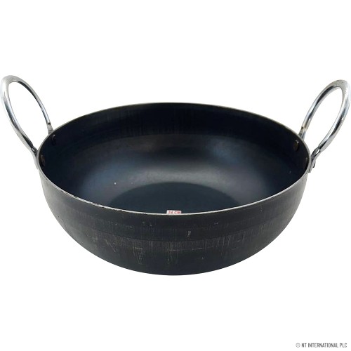 Flat Bottom Iron Kadahi 24cm