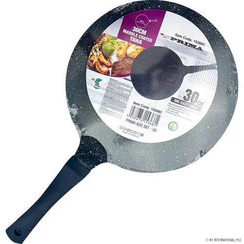 30cm Non-Stick Tawa Die Cast - Black (53120B)