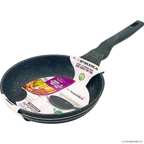 24cm Fry Pan With Induction Die Cast - Black