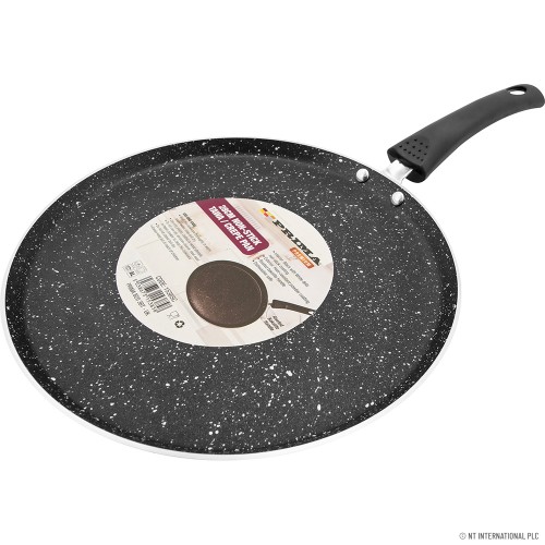 28cm Tawa ( Black ) - Induction Bottom