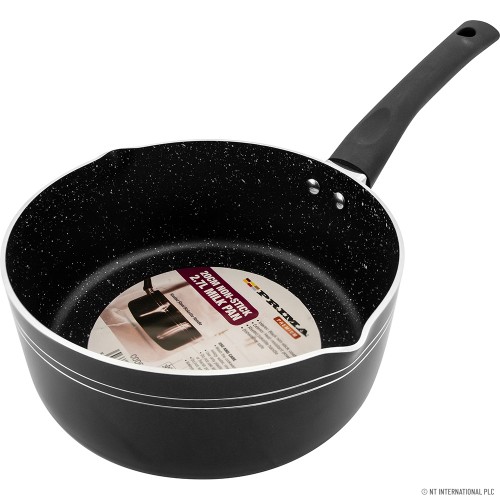 20cm Milkpan ( Black ) - Induction Bottom