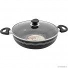 28cm Kadai ( Black ) - Induction Bottom