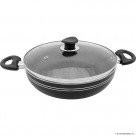 28cm Kadai ( Black ) - Induction Bottom