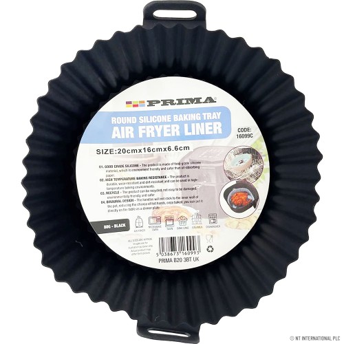 Air Fryer Liner 80G Black (235x180x45mm)