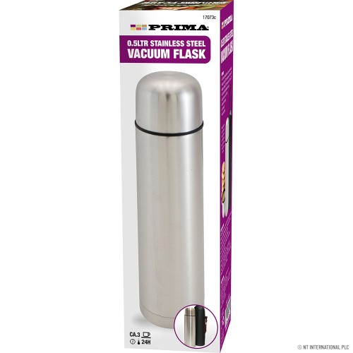 0.5L S/S Vaccum Flask with Carry Case