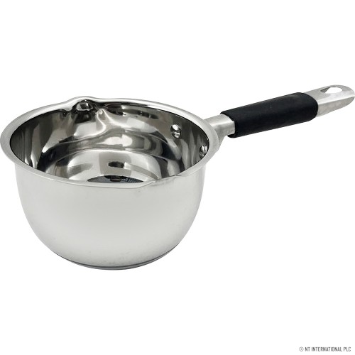 Milkpan With Riveted Silicon Handles 16cm