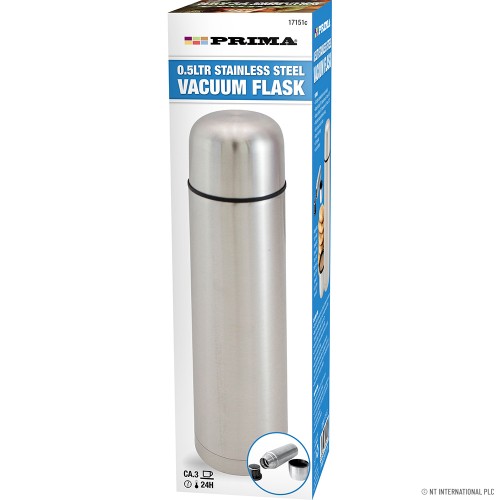 0.5L S/S Vaccum Flask - Colour Box