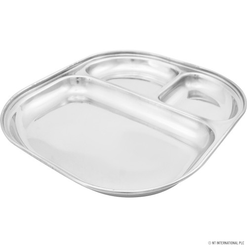 Square Pau Bhaji Plate 20cm x 20cm