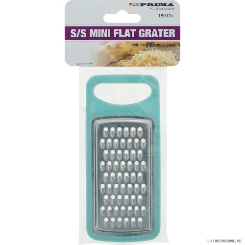 S/S Mini Grater with Plastic Tray