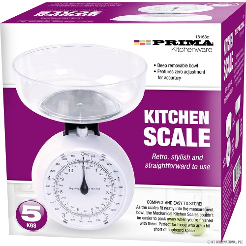 5kg Kitchen Scale Round Mechanical