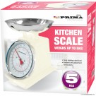 5kg Mechanical Kitchen Scale  - Cream