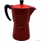 6 Cup Coffee Maker in Red, Black and Cream