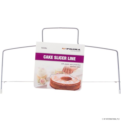S/S Cake Slicer Line W/Plastic Wire