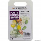 White Plastic Chopping Board 25x15