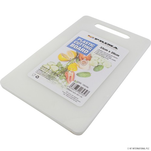 White Plastic Chopping Board 37x23