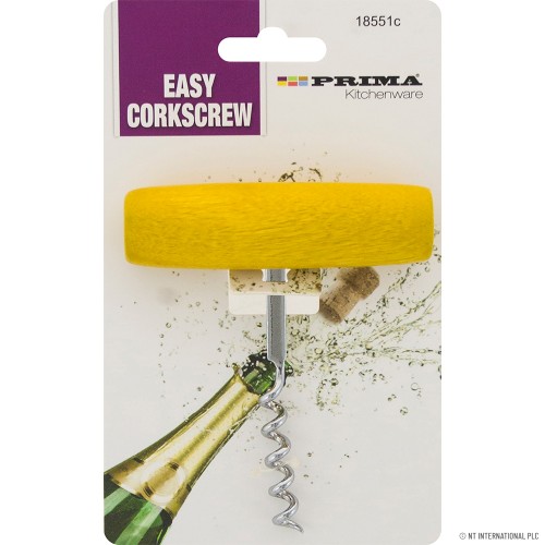 Easy Corkscrew Wooden Handle