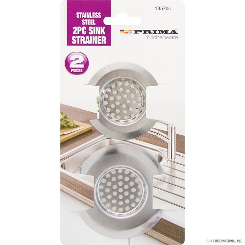 2pc S/S Sink Strainer