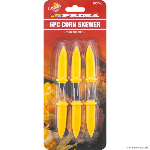 6pc S/S BBQ Corn Skewer