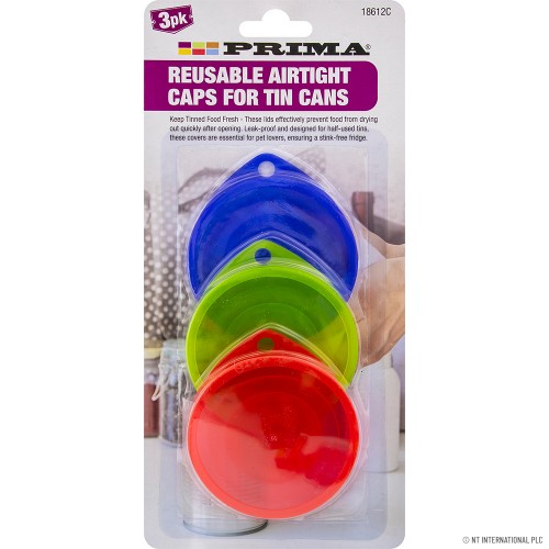 3pk Plastic Can Caps