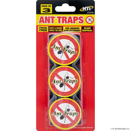 3pk Ant Glue Traps On Card