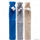 Long BS Hot Water Bottle With Fox Rabbit Fur Cover